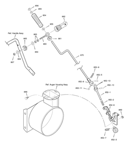 Part Location Diagram of 581456 Briggs and Stratton Eye Bolt 3/8-16x6.50